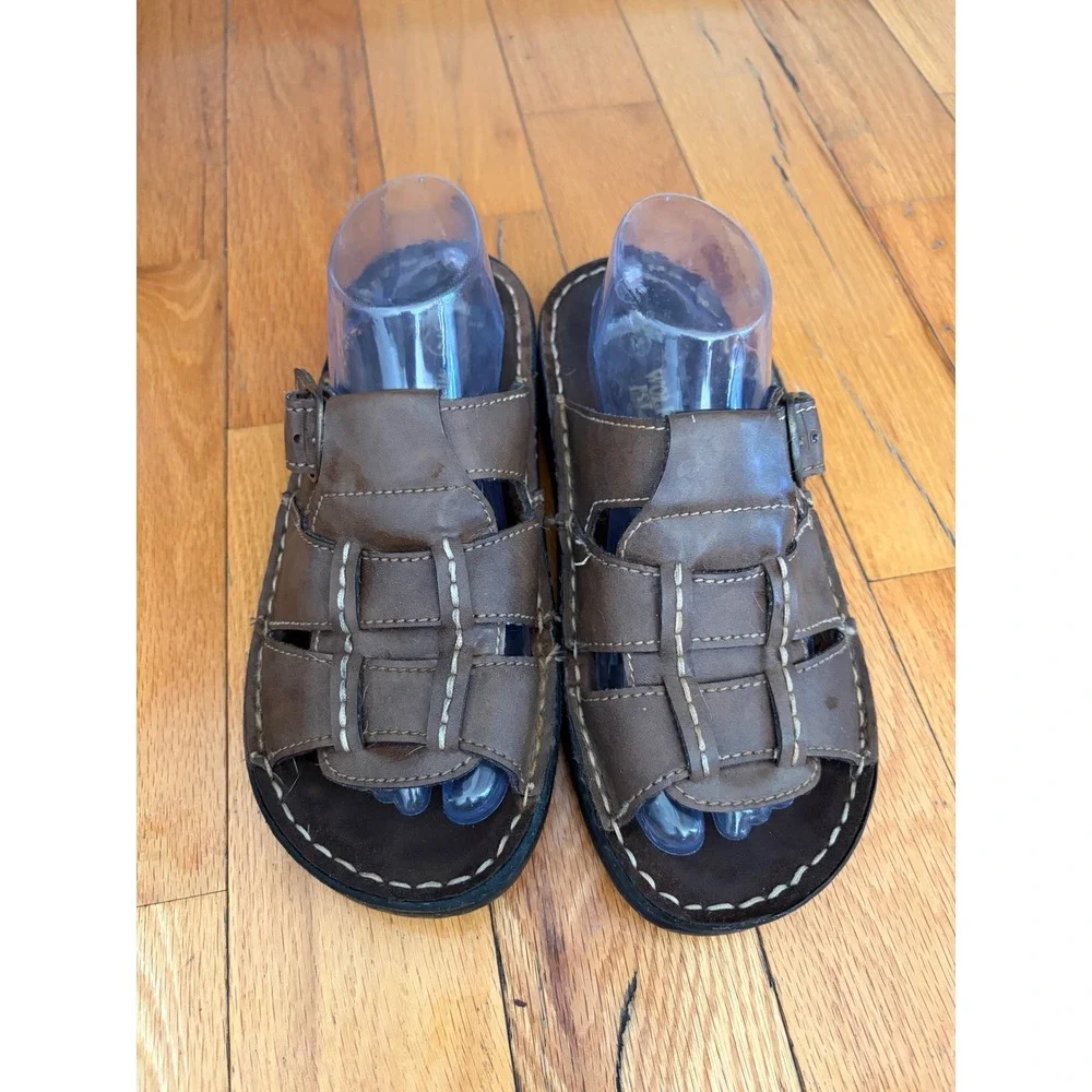 Wolfe‎ Island Fisherman Sandals Brown Size 7 Men's/8.5 Woman's